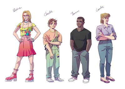 Valentine - character designs