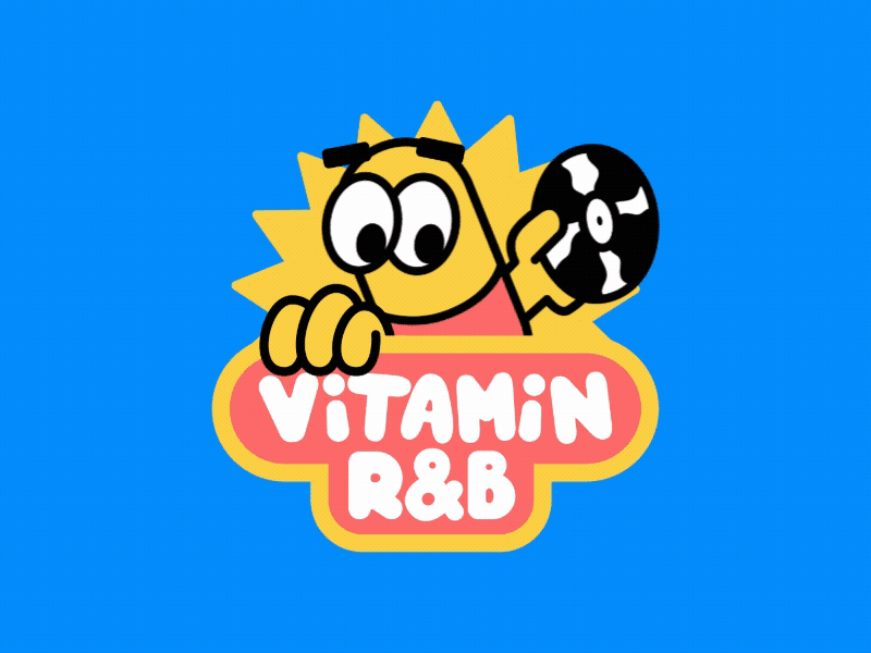 VITAMIN RNB animation branding graphic design identity illustration logo logomark typography