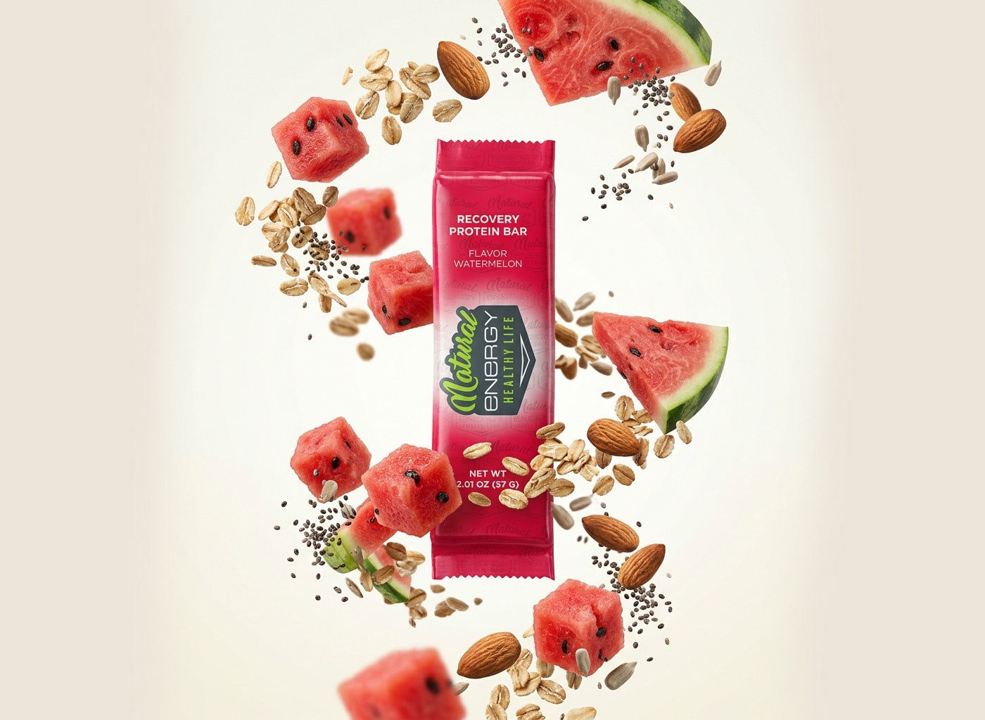 NATURAL ENERGY 3d blender branding design digital illustration john cave logo packaging rd studios ui