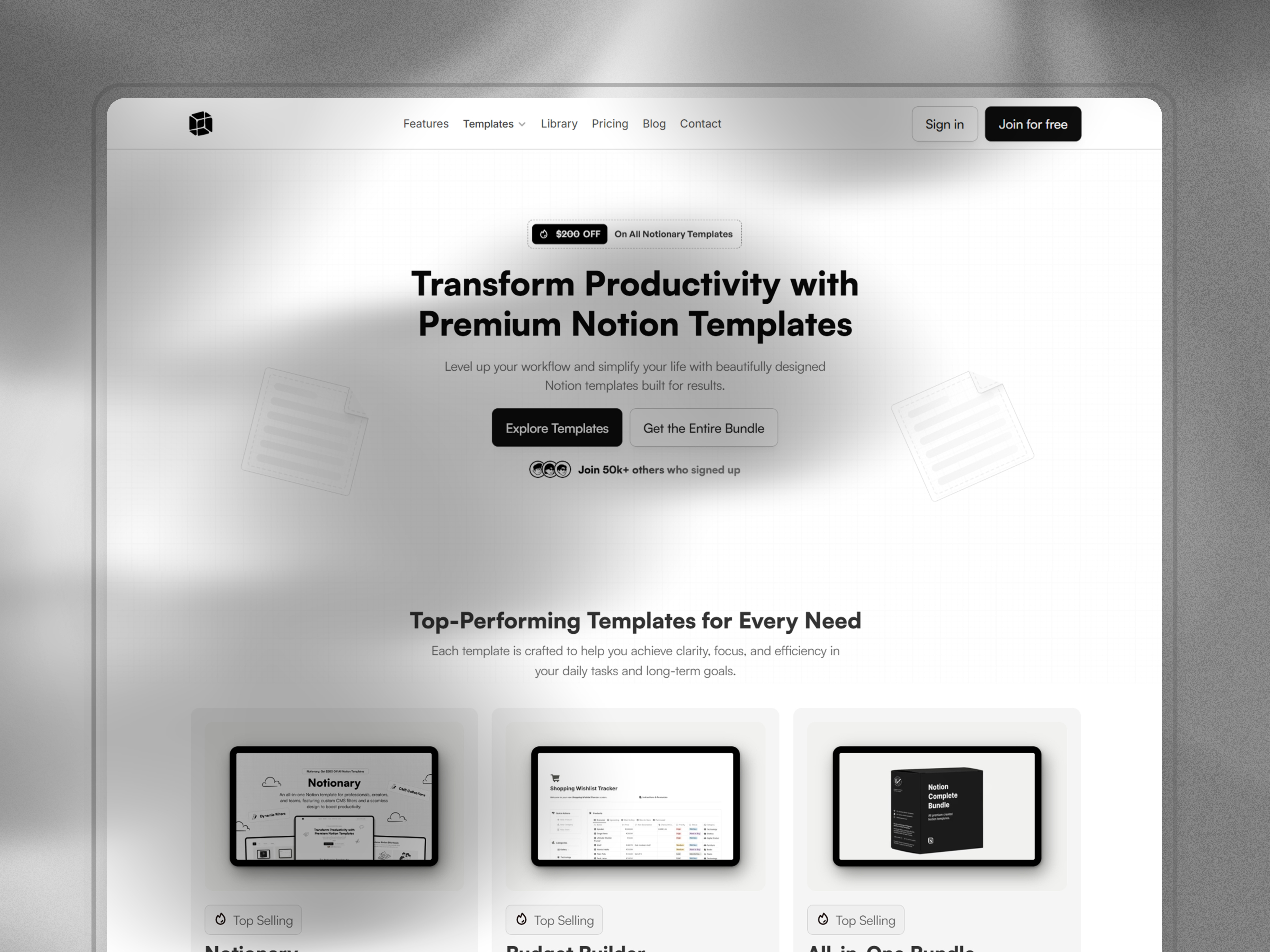 Notionary - Framer Template animation branding framer graphic design ui