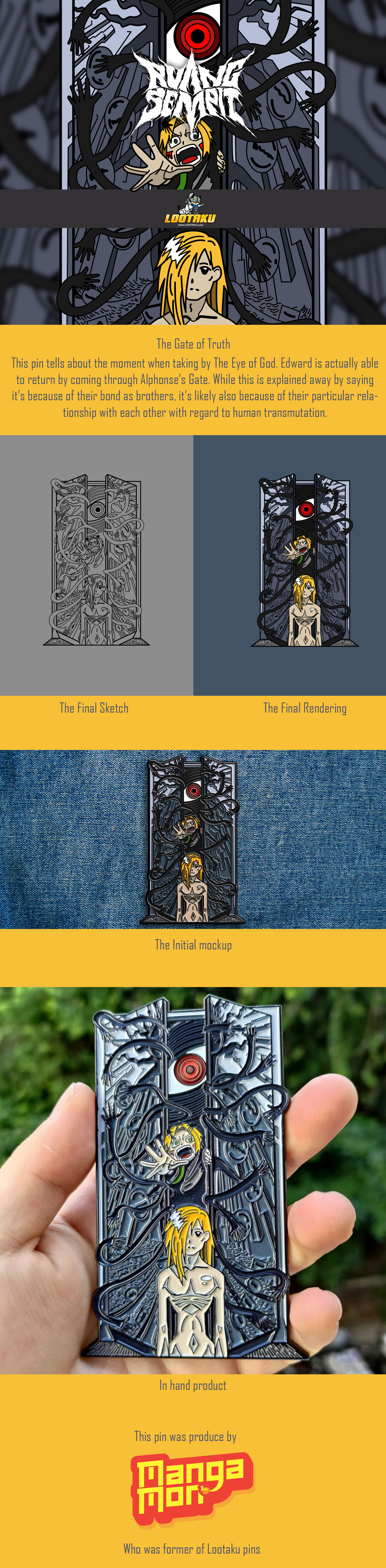 Fullmetal Alchemist pin anime enamel pin fullmetal alchemist graphic design illustration manga merchandise movie