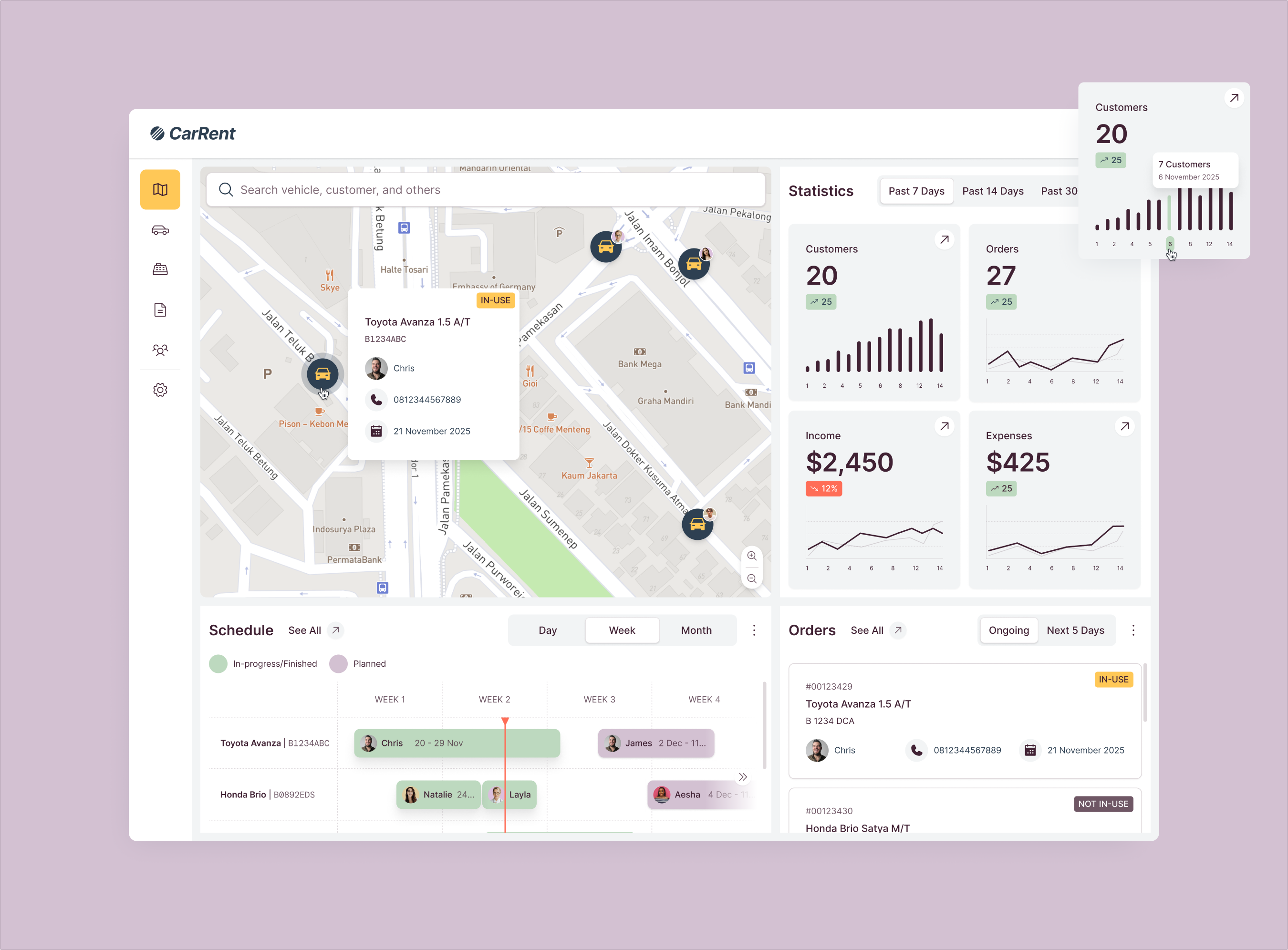 Example of UI Design For Website, Saa S, Mobile App