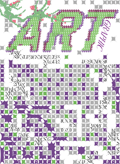 Poster series "Graphic Art" branding color design graphic inspiration poster shape visual