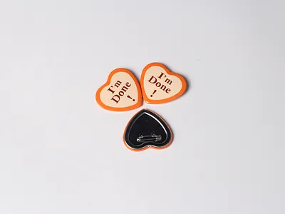 Glossy Heart Button Badges with Safety Pin Back badges brand branding button badge button badges button badges australia custom badges custom badges australia glossy button badges logo logo design pin badges