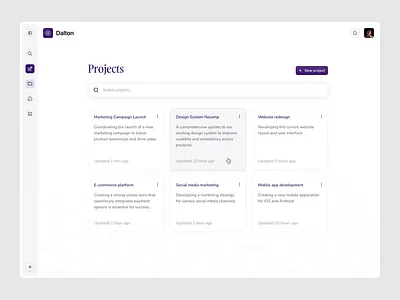 Dalton - AI Platform Design ai ai design ai platform ai platform design ai website artificial intelligence clean design digital graphic design internet modern motion graphics technology ui uidesign ux uxdesign web design website