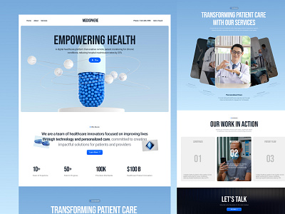 Medisphere - Healthcare Technology Clinic booking clinic company doctor elementor framer healthcare hospital landing medical medicine page pharmachy technology ui webflow website wordpress