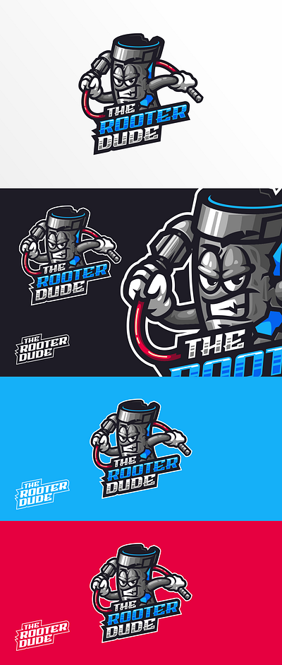 The Rooter Dude character design e sport illustration logo mascot sport