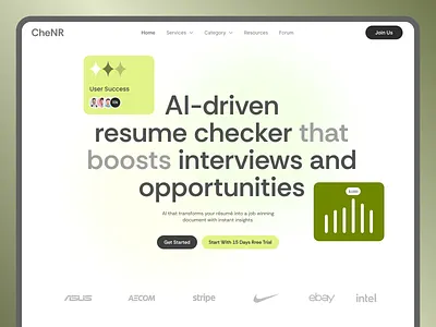 AI-powered resume checker landing page ai driven website ai landing page ai saas landing page best website best website ui design landing page ui landing page ui design modern website saas landing page saas landing page design saas ui saas uiux saas web ui saas web uiux saas website design website design website ui design