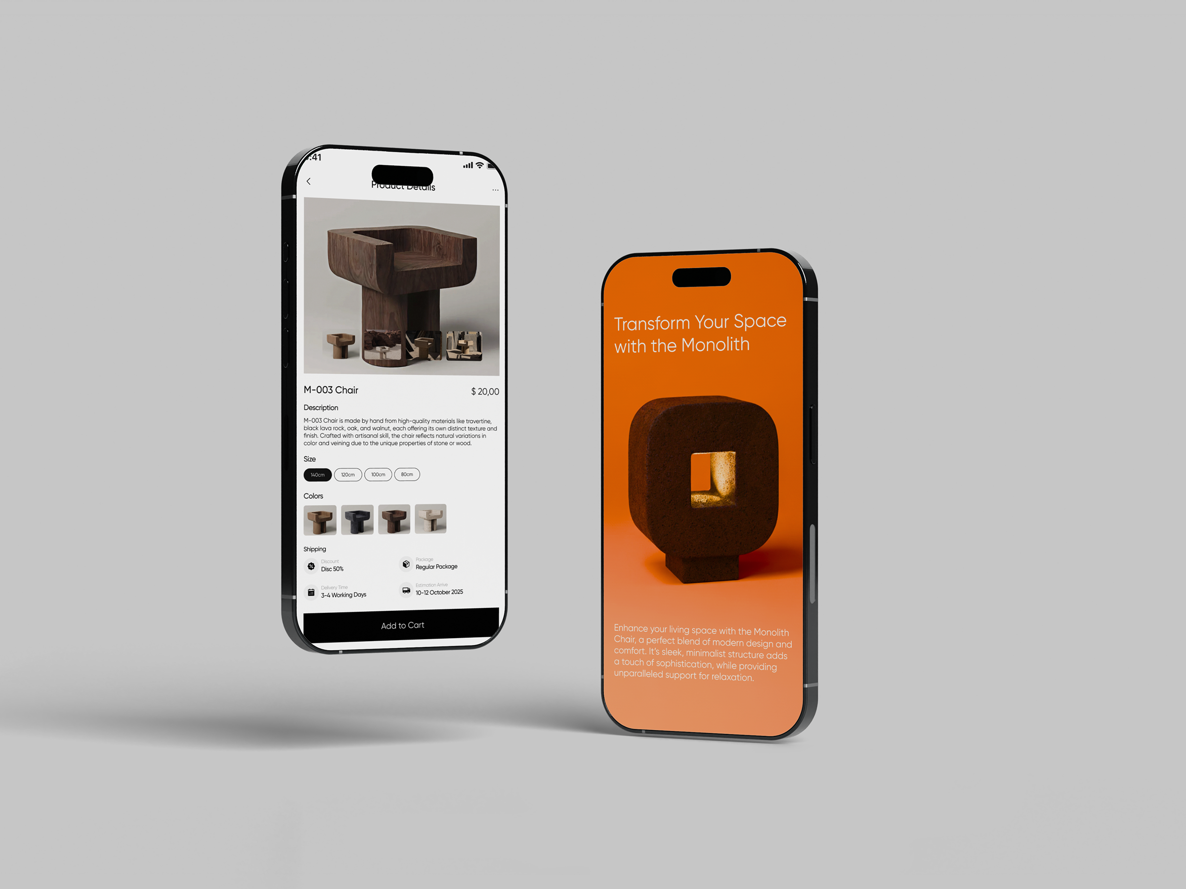 Example of Mobile App ( Estimate 3 To 5 Screen )