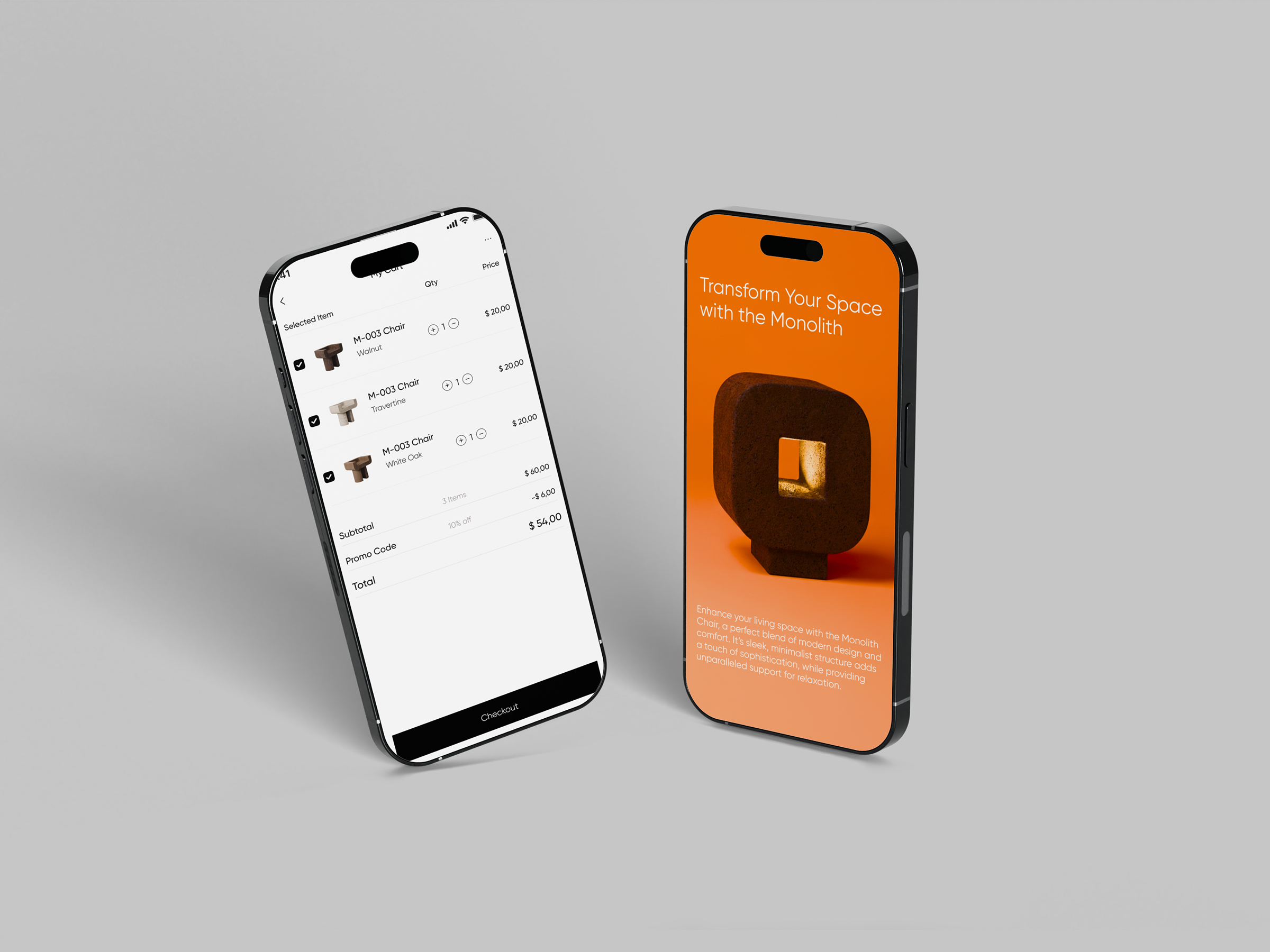 Example of Mobile App ( Estimate 3 To 5 Screen )