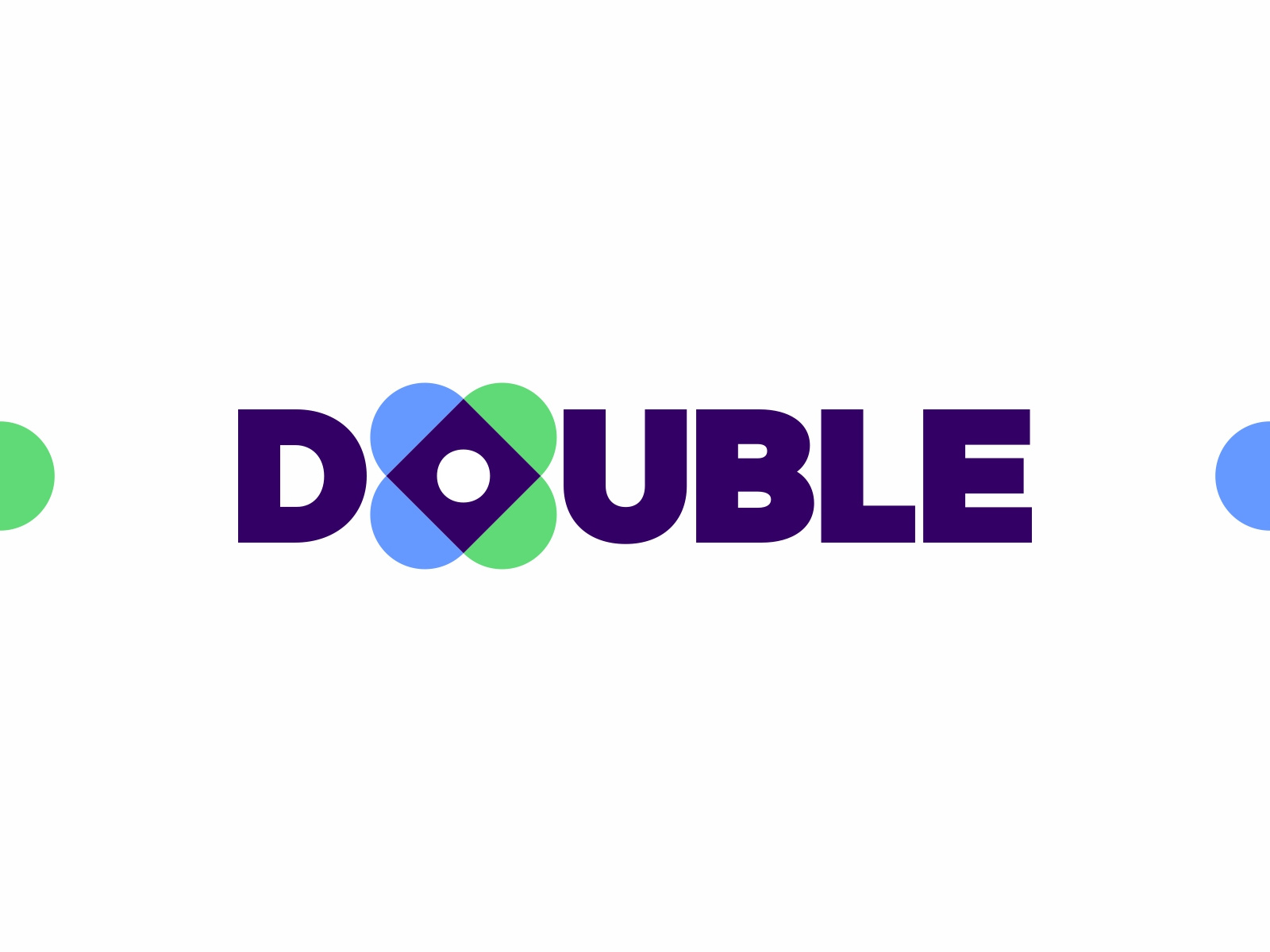 Double, 2 hearts + dice in negative space, igaming logo design 2 hearts bets casino dice digital casino double games heart igambling igames logo logo design logotype negative space logo online casino online games sports betting virtual poker word mark wordmark