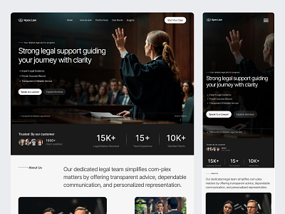 Law Firm Website attorney court judge landing page law law firm law firm landing page law firm website lawfirm lawyer product design ui web web design website