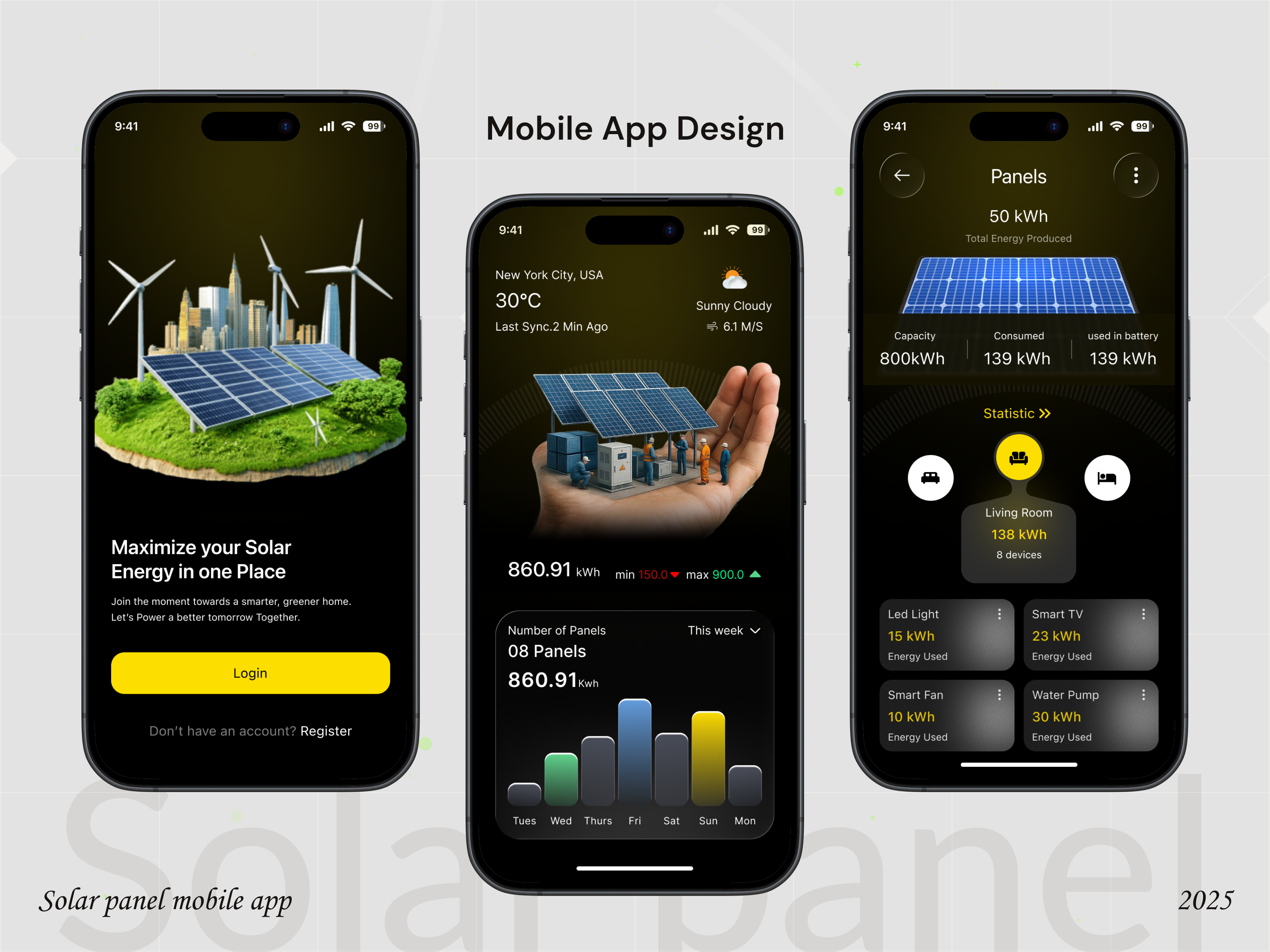 Example of Modern Mobile App UI/UX Design Service