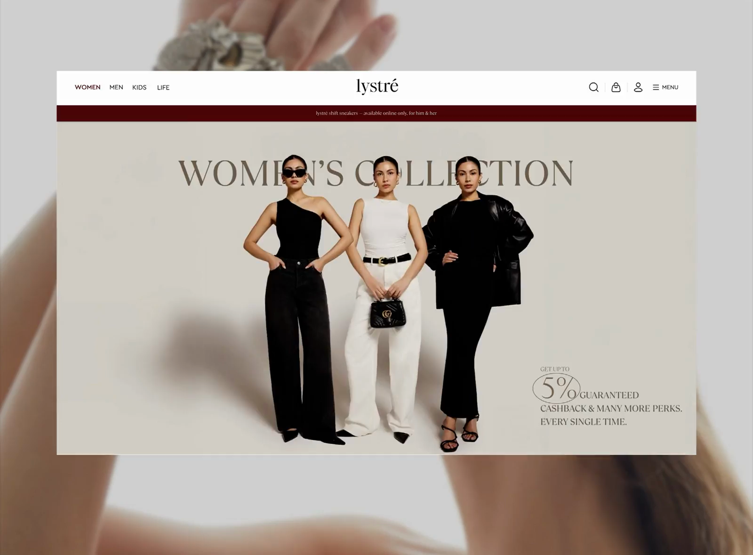 Example of Custom Shopify Website Design