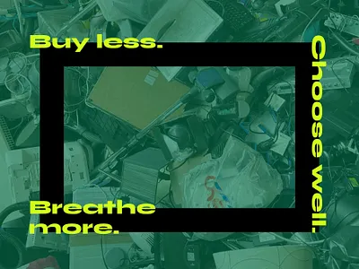 Black Friday Anti Shopping Banner advert advertisement banner black friday breathe conscious shopping consciousness consumerism design ecommerce ethical shopper green inspiration marketing mindfulness sale sustainability sustainable text trash