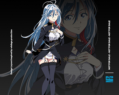 Vladilena Milizé - Design for Client 08 anime artwork character design character illustration comic style comics commission cover art design drawing graphic design ilustracion ilustration japan manga project vector vectorize