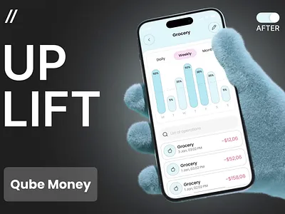 Finance Mobile iOS App android app app design concept app design template dashboard dashboard design design finance fintech ios mobile mobile app mobile ui modern design redesign ui uplift ux