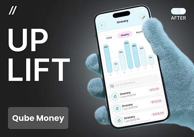 Finance Mobile iOS App android app app design concept app design template dashboard dashboard design design finance fintech ios mobile mobile app mobile ui modern design redesign ui uplift ux