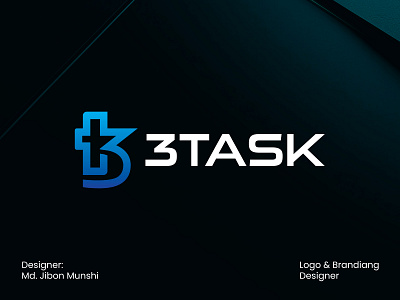 3TASK – Modern Tech & Task Management Logo Design 3task agency app branding clean creative logo design digital drasticlogo iconic lettermark logo minimal modern monogram saas startup tech tlogodesign vector