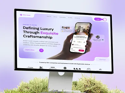 Wilton – Carpet ecommerce landing page Comfort & Style b2b website carpet carpet website carpetlandingpage carpetstore ecommerce website ecommerceui flooringdesign homedecorui industrial design interior design interiordesign modern website design responsive shoponline uiux web design website wiltoncarpet