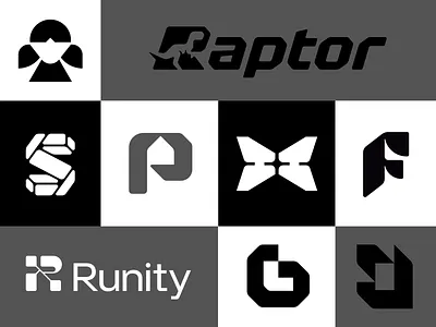 Monochrome logos brand brand designer branddesigner branding branding designer brandingdesigner graphic design logo logo design logo designer logodesign logodesigner logotype saas logo startup logo tech logo web3 logo