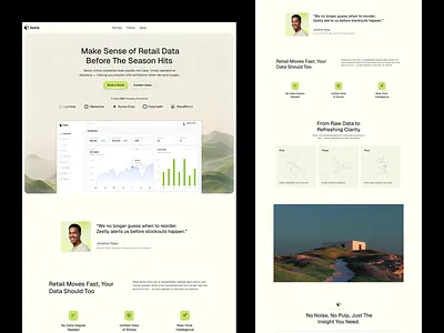 Zestyl - Landing Page Design b2b company crm dataharvest design designer landingpage minimalist productdesign saas startup tech startup ui uiuxdesign ux webapp webdesign website