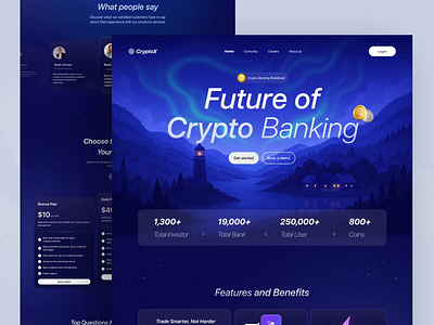 crypto currency Web ui design animation bitcoin blockchain ui clean crypto currency crypto exchange crypto ui design crypto wallet crypto website cryptocurrency cryptocurrency dashboard cryptocurrency website ethereum fintech ui design minimal modern ui responsive web design web3 ui design website