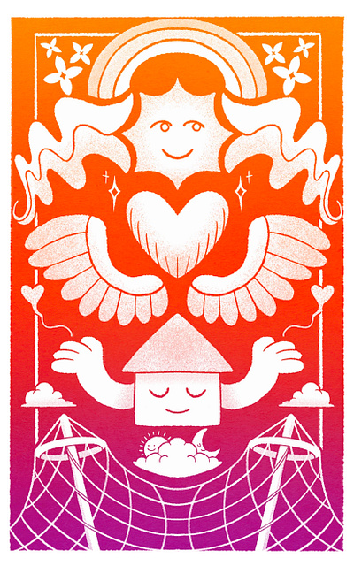 spokane cares charity illustration procreate spokane symmetrical