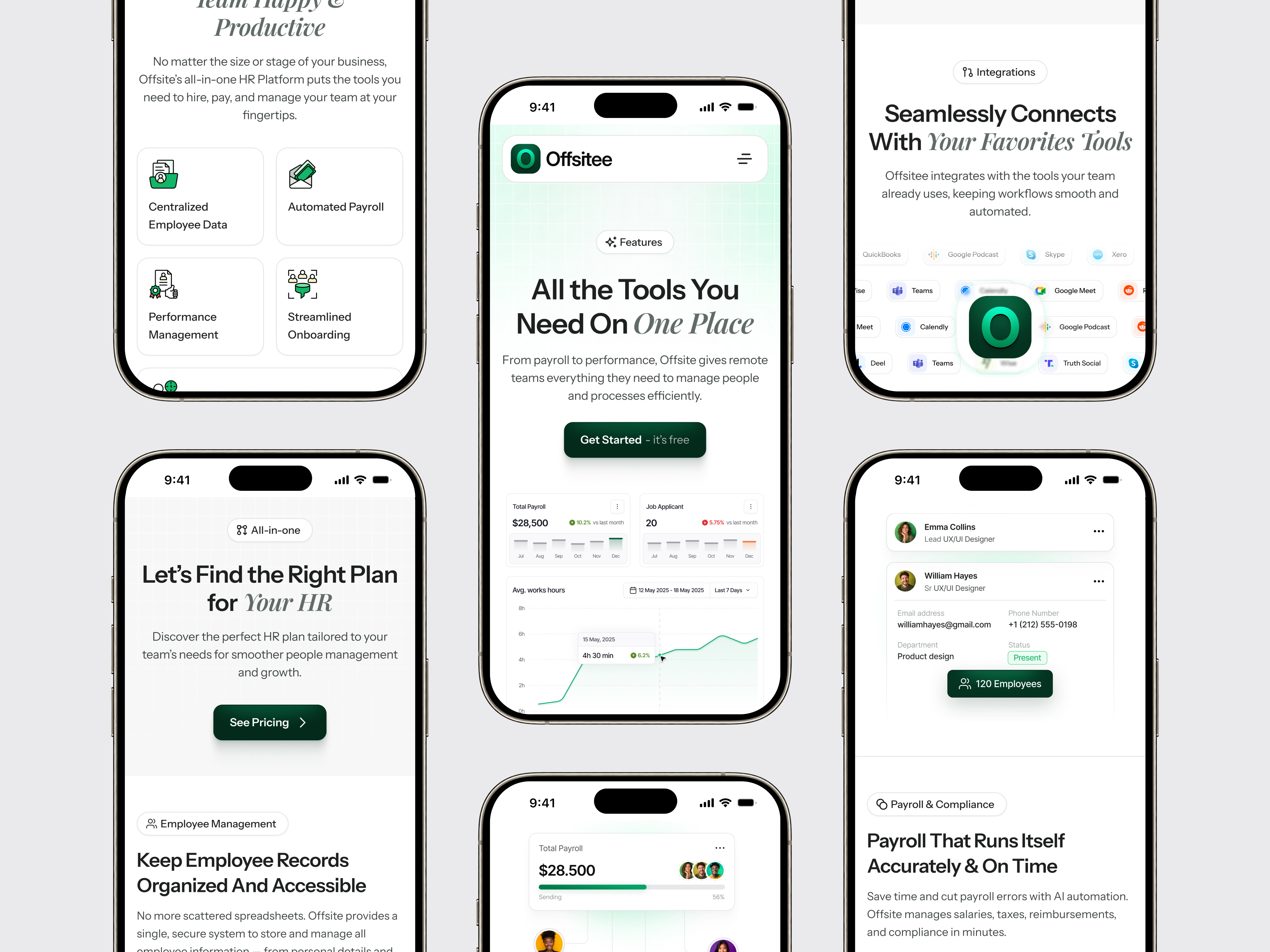 Example of Saa S Landing Page UI UX Design