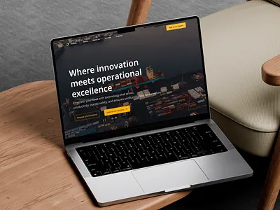 Trilink - Logistic & Operational Landing Page clean design landing page logistic web design web ui