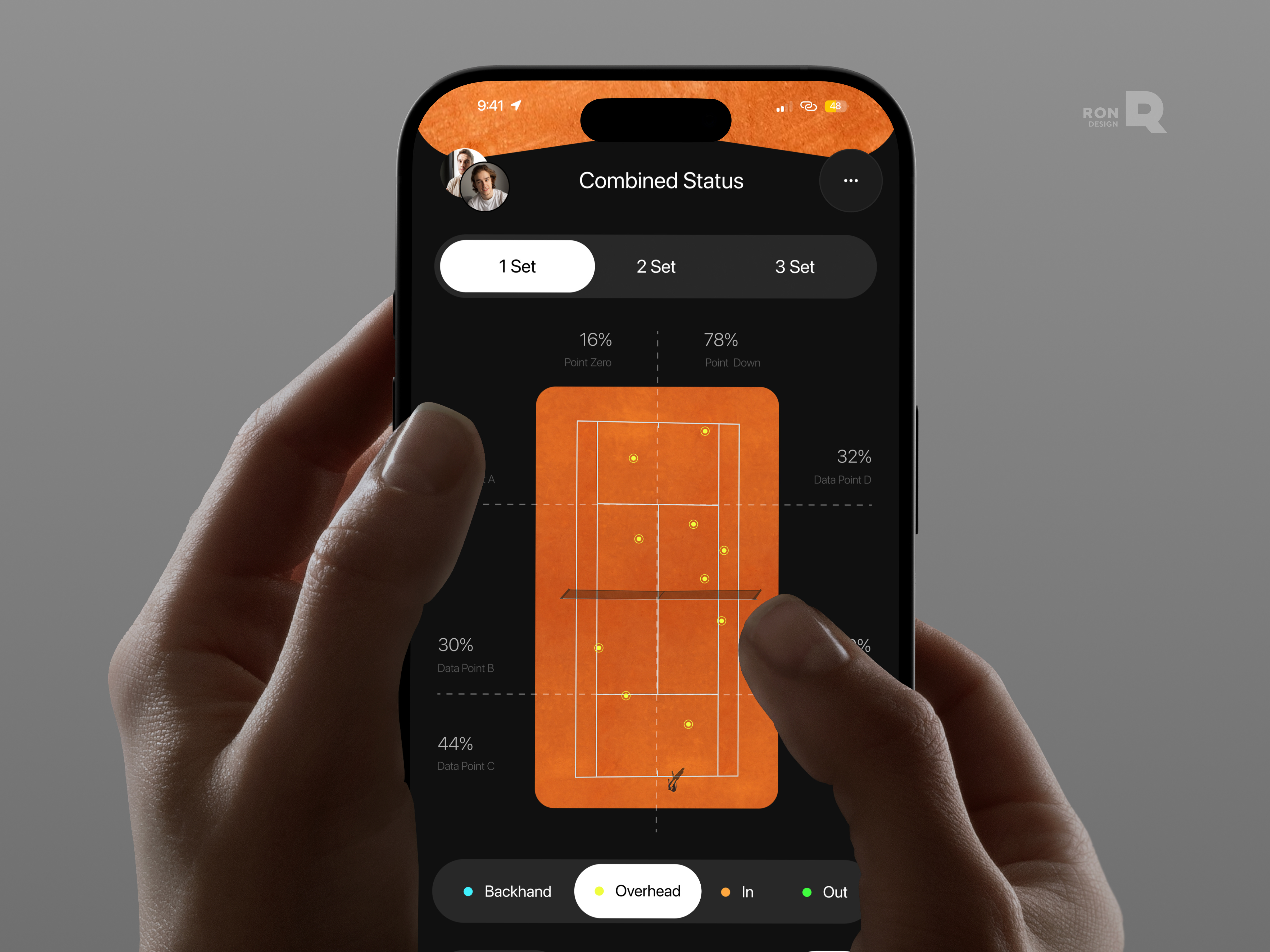 Pulse – Tennis Performance Mobile Dashboard admin ai analytics app app design b2b crm dashboard design game interface mobile mobile app product saas software tennis tracking ui ux