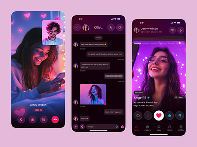 Tinder – Dating Mobile App andriod app app design chat dating app dating mobile app ios love app match match finder messager app mobile app online dating relationship social media app tinder ui ux