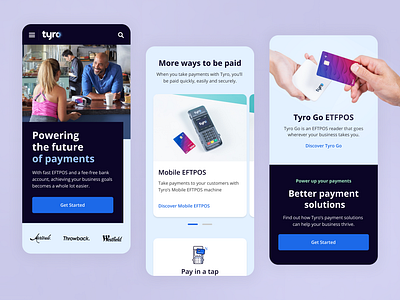 Tyro.com Homepage components design design system finance fintech interaction interface responsive ui web web design website wordpress