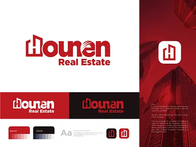 Real Estate Logo brand identity branding builder logo building logo construction logo icon identity logo logo mark logos logotype modern logo real estate vector