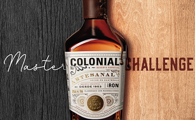 Master Colonial Challenge advertising alcohol art direction branding campaign colors composition design graphic design photoshop rum