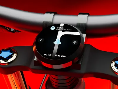 Bike Dashboard UI — Navigation App Concept animation bike bike app bike navigation dashboard dashboard design experience design navigation navigation app ui design user interface ux ux design
