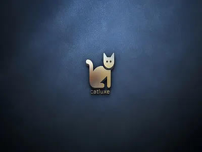 Catluxe - Luxury Feline Logo Design cat logo catluxe elegant logo luxury brand luxury logo minimallogo modern logo premium logo
