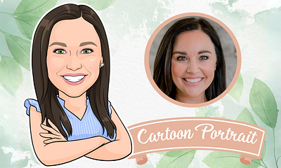 Cartoon Portrait of your Image 2d 2d art cartoon cartoon character cartoon portrait character custom illustration portrait