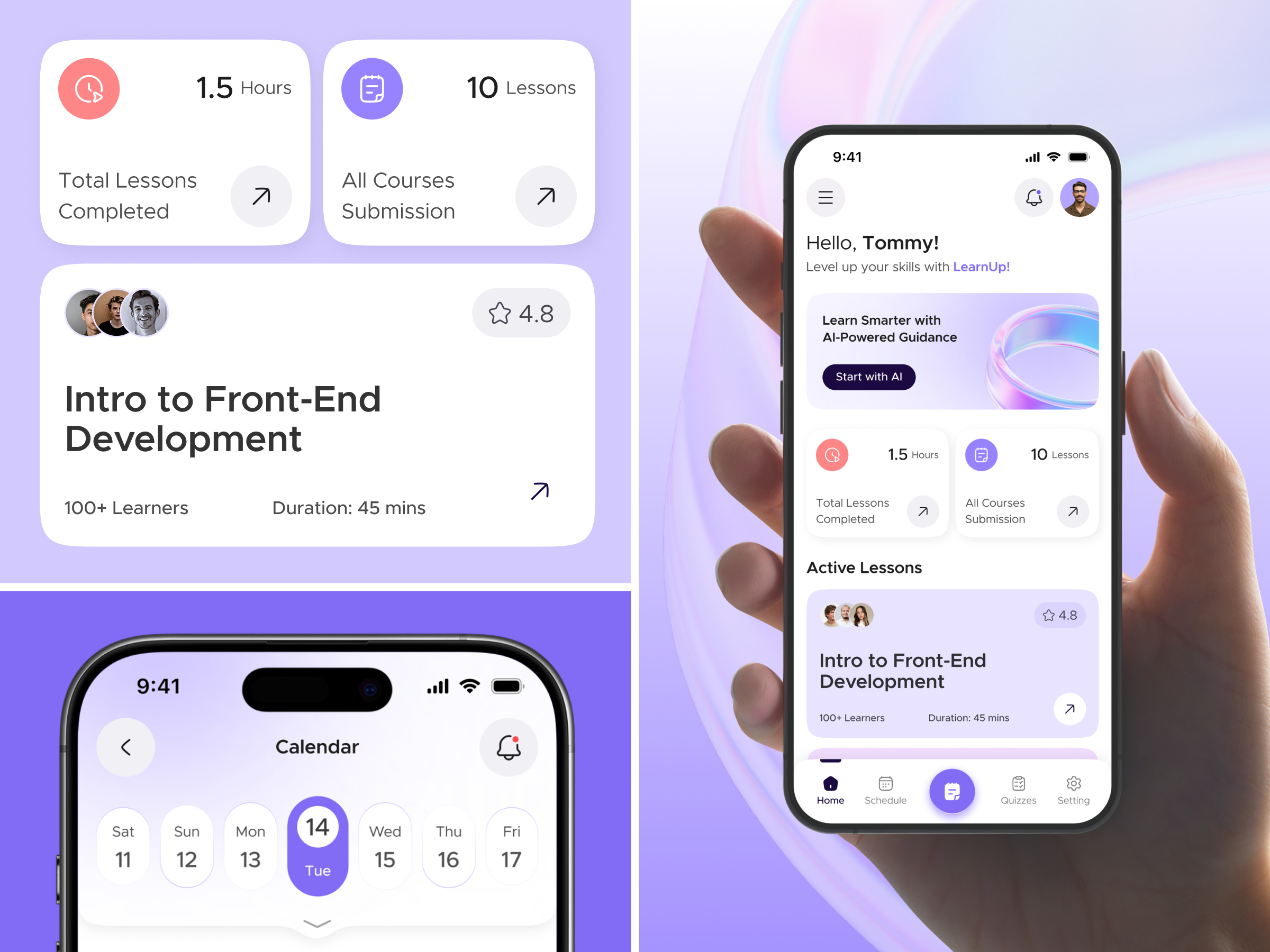 Example of EdTech Mobile App Design