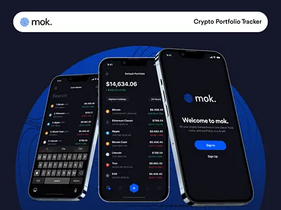 Crypto App Design ai app branding design graphic design illustration logo saas social media ui ui design ux