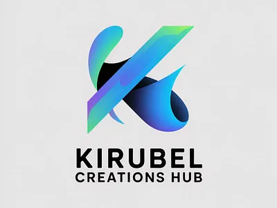 Portfolio Website Logo-Kirubel Creation Hub branding design graphic design logo typography