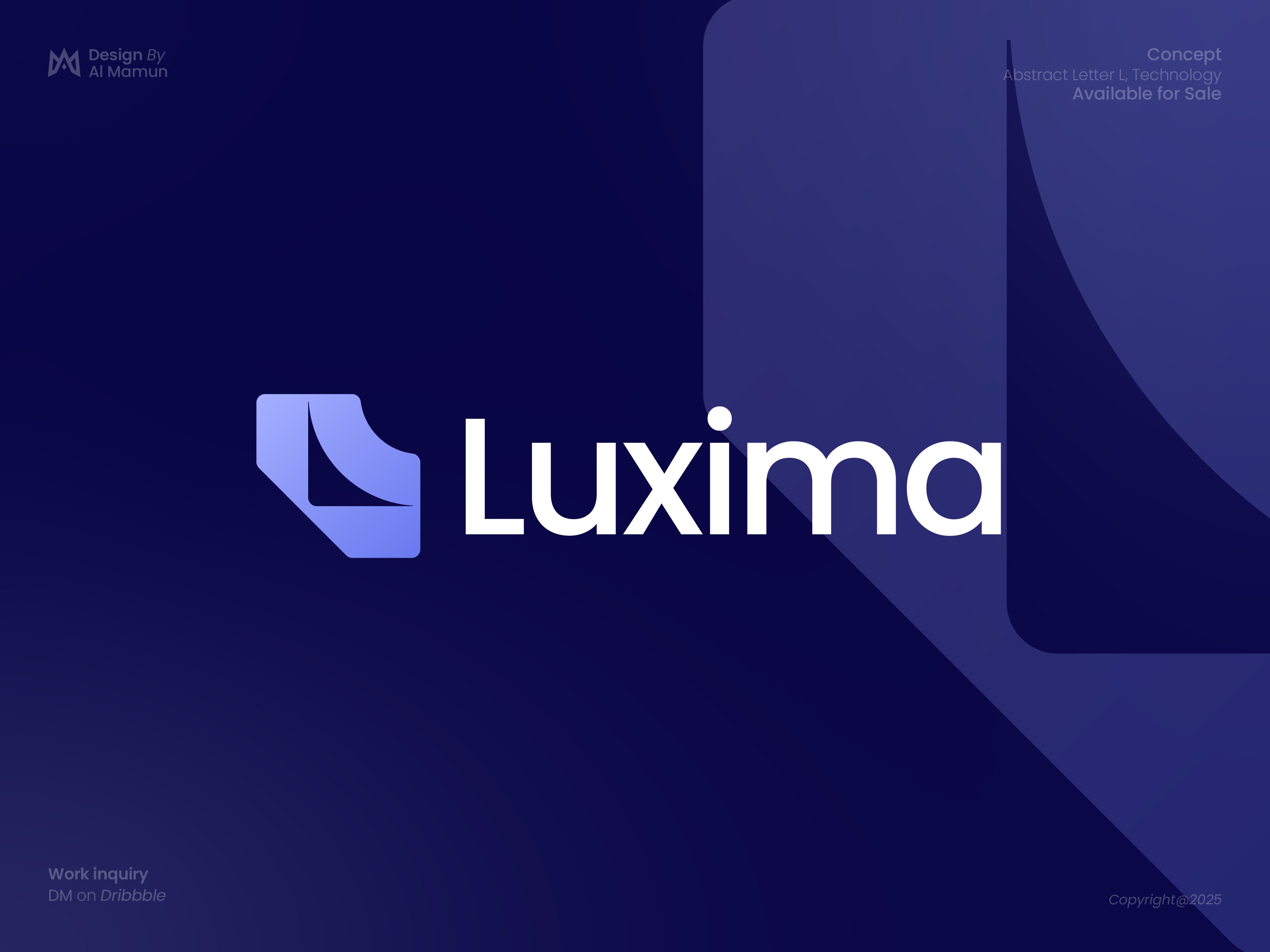 Abstract Letter L, Technology Logo abstract branding identity l letter l letter mark logo logo design logo designer logo icon logo mark marca modern logo symbol tech technology timeless