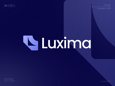 Abstract Letter L, Technology Logo abstract branding identity l letter l letter mark logo logo design logo designer logo icon logo mark marca modern logo symbol tech technology timeless