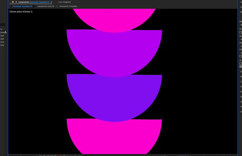 Circles/Plates – Black, White and Cyan abstract after effects animation class composition concept digital exercise interactive motion motion graphics ui