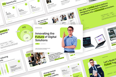 Investor Pitch Deck Presentation business clean company corporate design digital funding graphic design marketing minimalist modern pitch deck powerpoint presentation professional proposal startup strategy