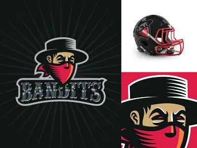 Bandits brand hat kerchief logo outlaw sport
