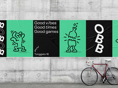 Identity for Oslo Bar & Bowling branding corporate design download glued poster identity illustration logo mockup mockups premium psd stationery sticker template typography wall