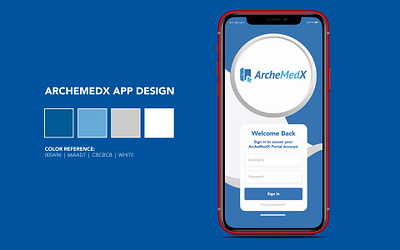 ARCHEMEDX UX PROJECT app branding digital design ui ux