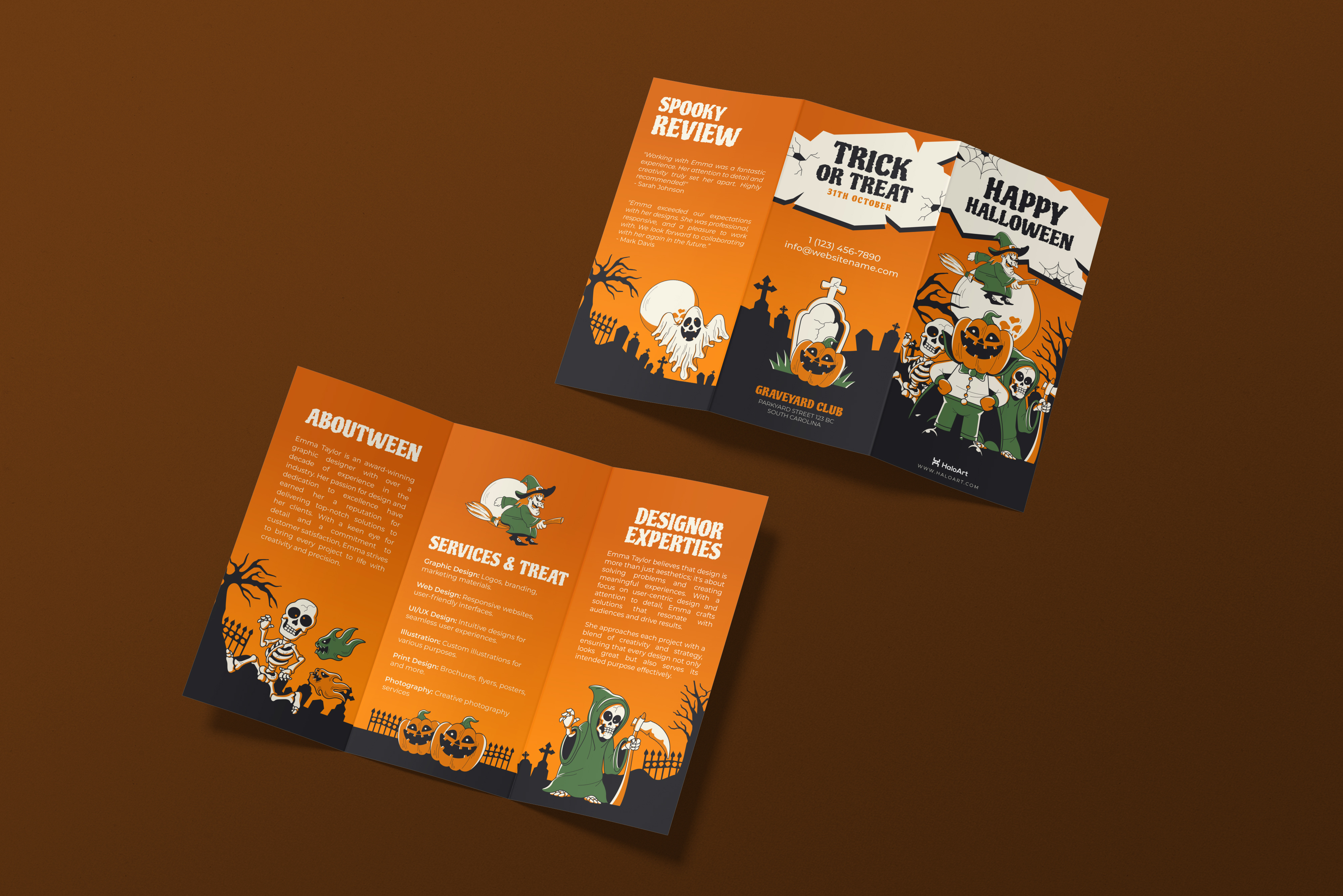 Example of Bifold & Trifold Brochure  (Single) 
