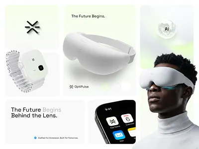 Hikari Systems Bento Branding 3d ai ar bento brand identity branding creative design glasess graphic icon logo minimalist optima os ui ux visual identity vr web